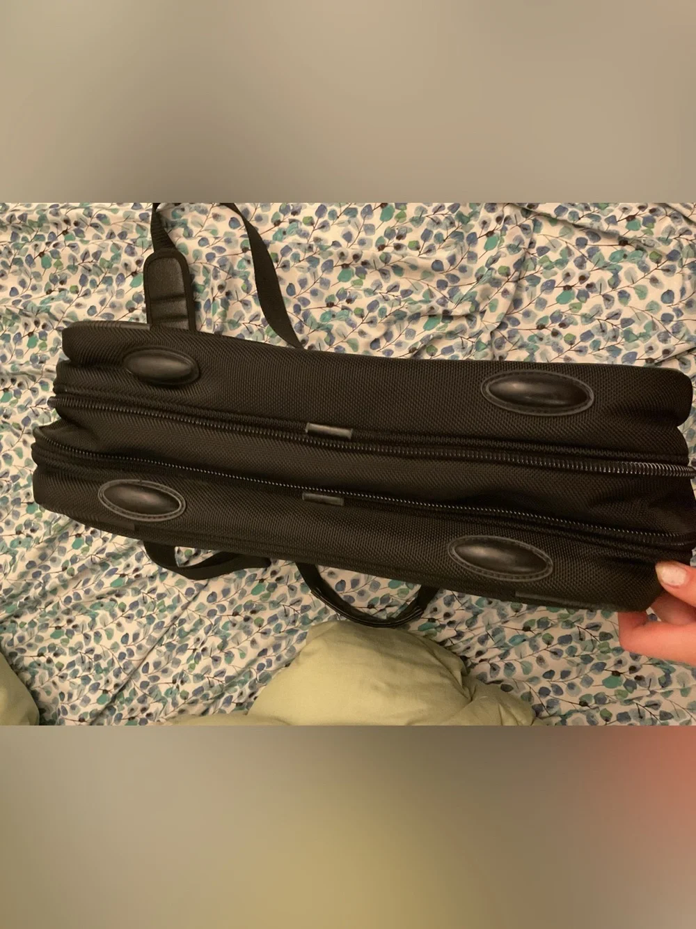 Black Laptop Messenger Bag